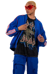 DEF LEPPARD ONE SIZE ACID WASH TEE