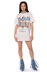 DEF LEPPARD DISTRESSED DRESS