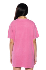 DEF LEPPARD MINERAL WASHED DRESS