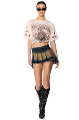 DEF LEPPARD OVERSIZED SHIRT DRESS