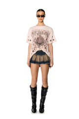 DEF LEPPARD OVERSIZED SHIRT DRESS