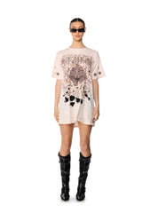 DEF LEPPARD OVERSIZED SHIRT DRESS