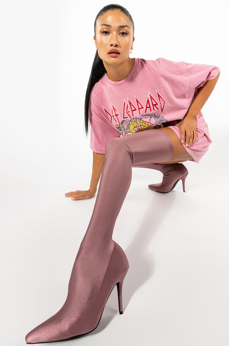 DEF LEPPARD T SHIRT DRESS