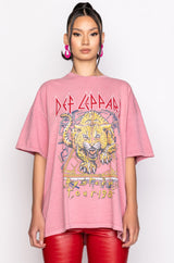 DEF LEPPARD T SHIRT DRESS