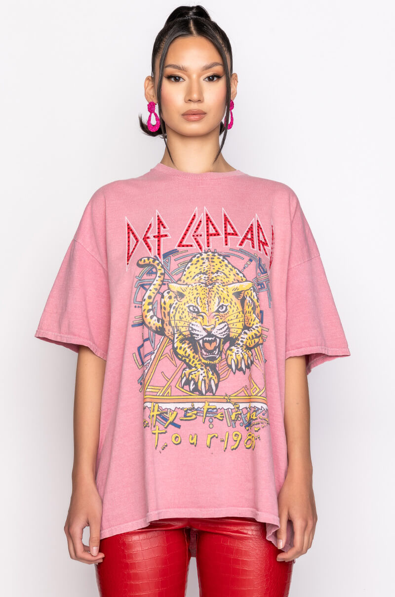 DEF LEPPARD T SHIRT DRESS