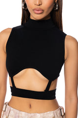 DELILAH MOCK NECK TOP