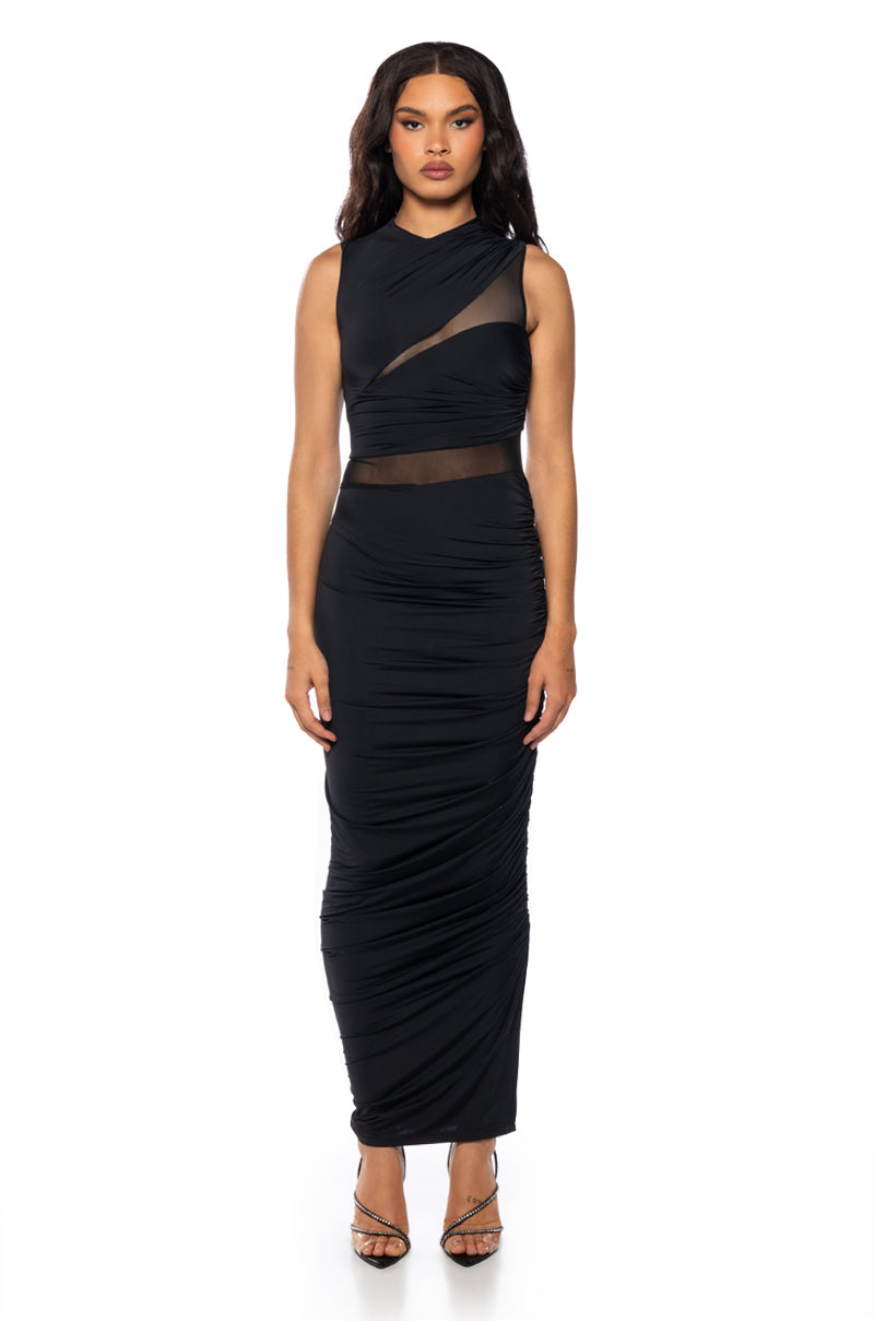 SHES ALL THAT RUFFLE MINI DRESS