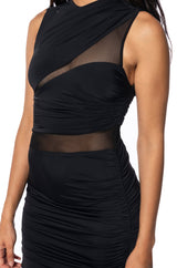 SHES ALL THAT RUFFLE MINI DRESS