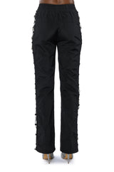 DIAMOND LACE UP TRACK PANT