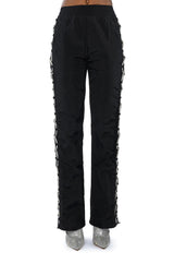 DIAMOND LACE UP TRACK PANT