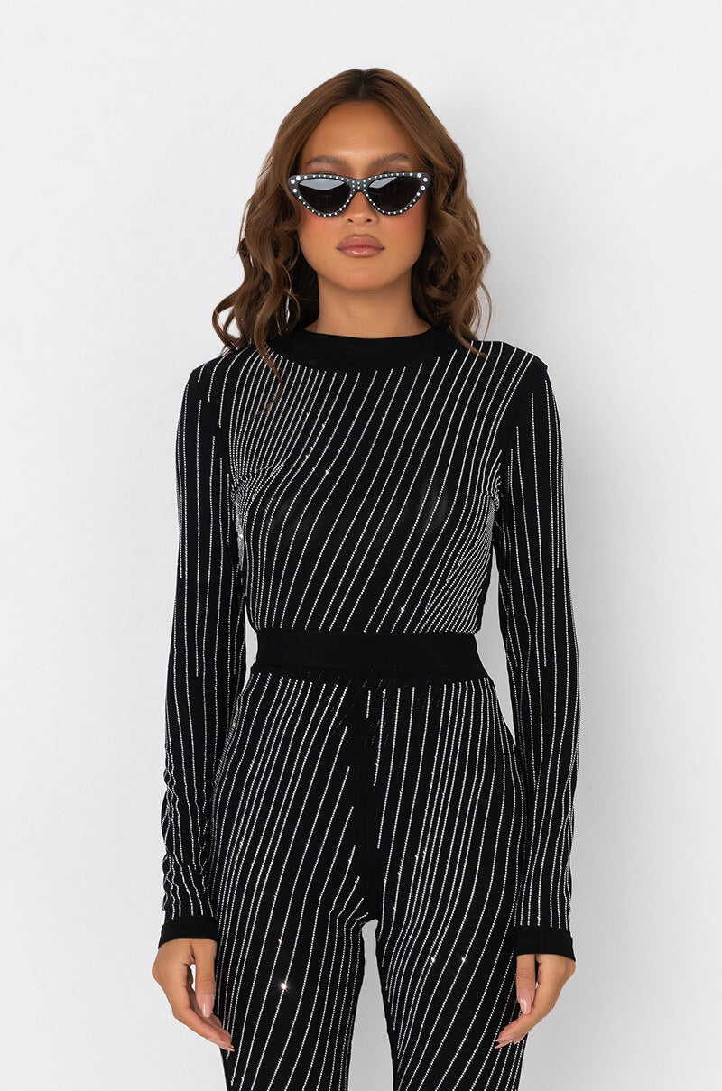 DIAMOND MESH BODYSUIT