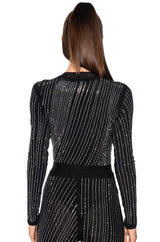 DIAMOND MESH BODYSUIT