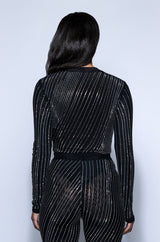 DIAMOND MESH BODYSUIT