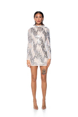 DIANA SEQUIN EMBELLISHED MINI DRESS