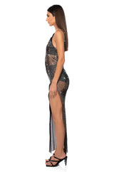 DIVA ENERGY V-NECK MAXI DRESS