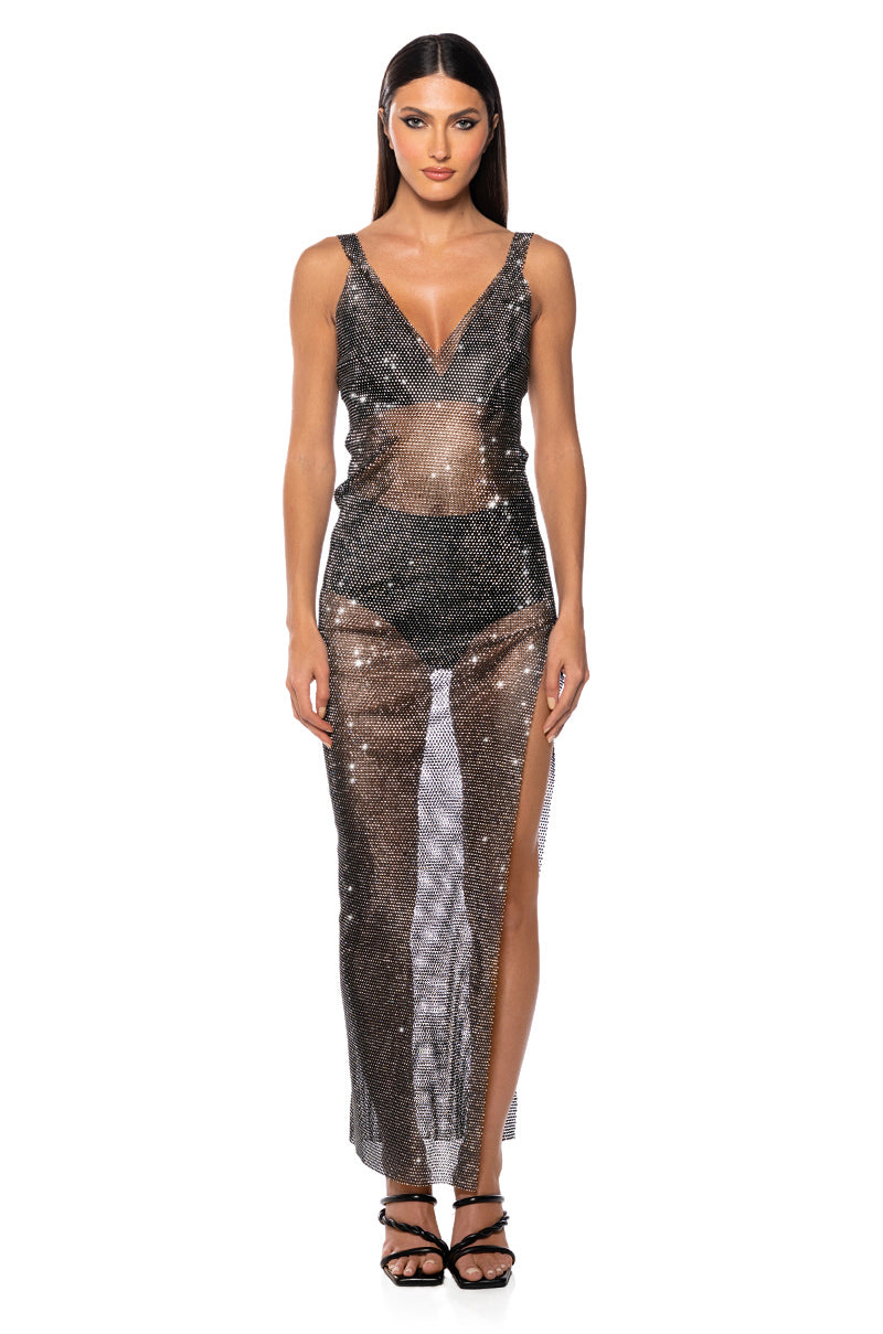 DIVA ENERGY V-NECK MAXI DRESS