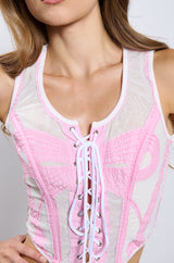 DO IT AGAIN CORSET TOP