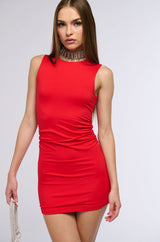 DOESN'T TAKE MUCH KNIT MINI DRESS