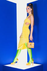 DOING MY TING MIDI DRESS WITH OPEN BACK