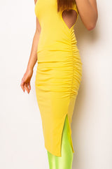 DOING MY TING MIDI DRESS WITH OPEN BACK