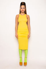 DOING MY TING MIDI DRESS WITH OPEN BACK