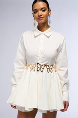 DONT FLY AWAY CHAIN BELT iN GOLD