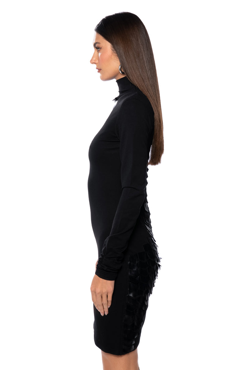 DRACO SCALED MINI DRESS