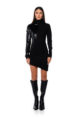 DRACO SCALED MINI DRESS