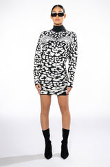 DREAM GIRL LONG SLEEVED MINI DRESS