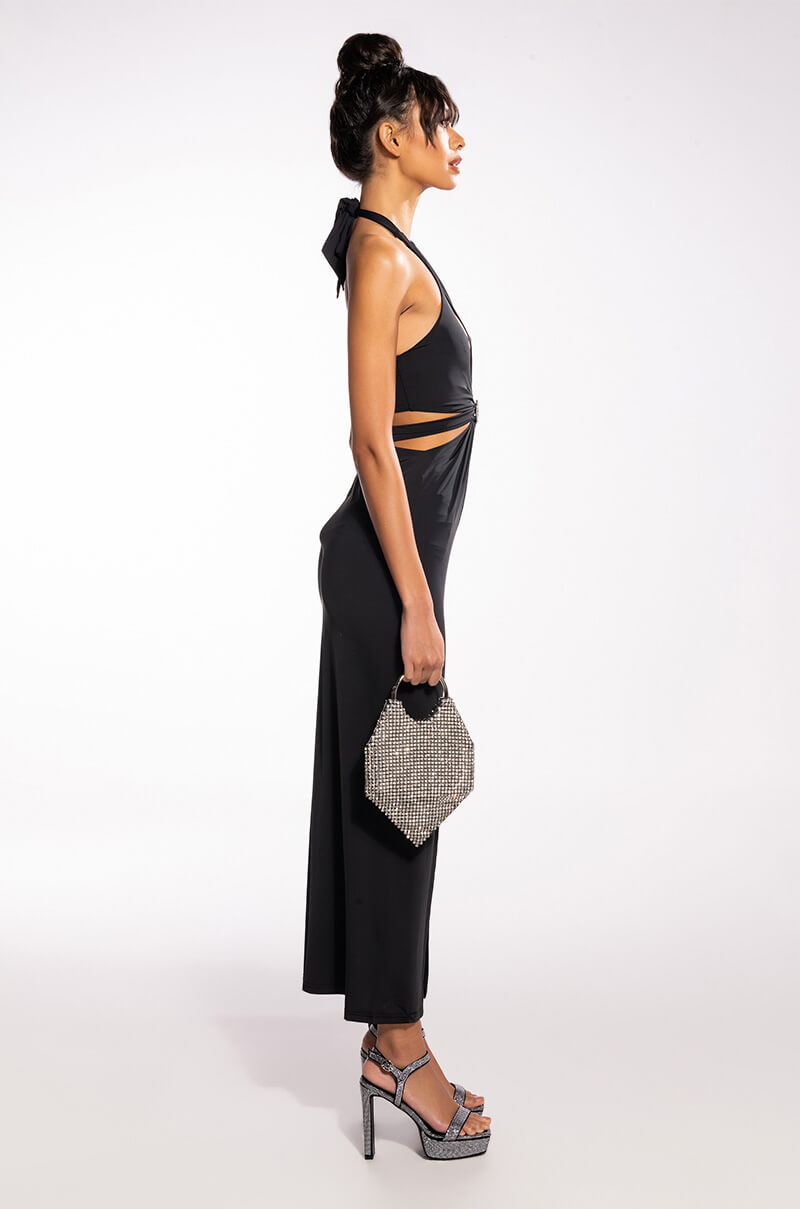 DREAMER MAXI HALTER TOP DRESS