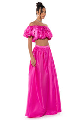 DRESS LIKE ROYALTY VOLUME CROP TOP