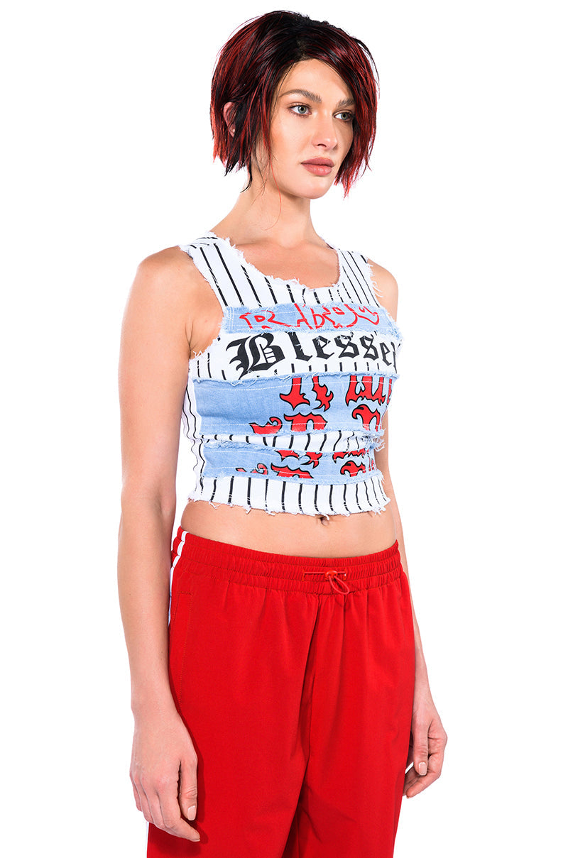 E GIRL SLEEVELESS TOP