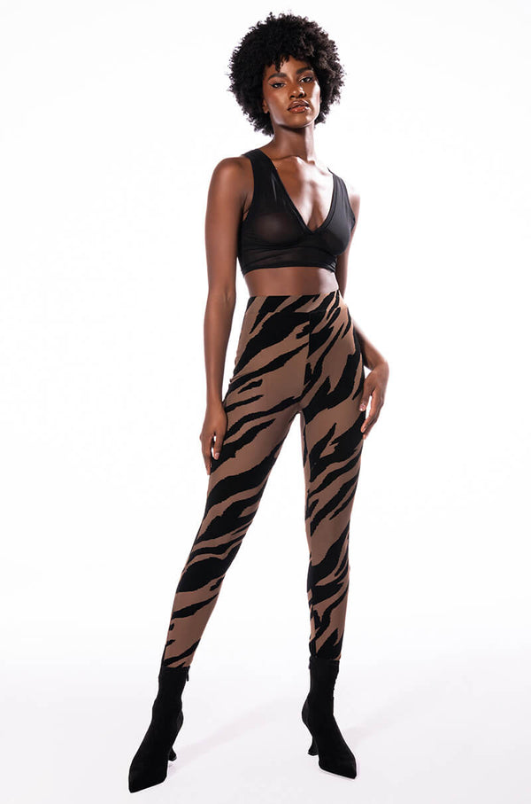 EASY GOING MESH DEEP V BRA TOP