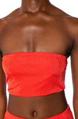 EASY TO WEAR BANDEAU TOP