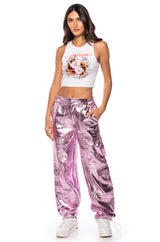 ED HARDY KOI FISH FITTED TANK TOP