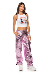 ED HARDY KOI FISH FITTED TANK TOP