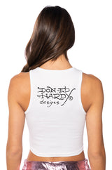 ED HARDY KOI FISH FITTED TANK TOP
