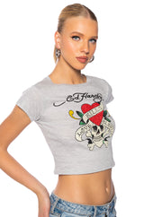ED HARDY LOVE KILLS FITTED TEE