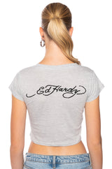 ED HARDY LOVE KILLS FITTED TEE