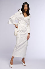 EFFIE CARGO MAXI SKIRT