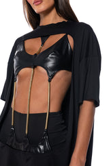 ELEANOR LAYERED CUTOUT TSHIRT