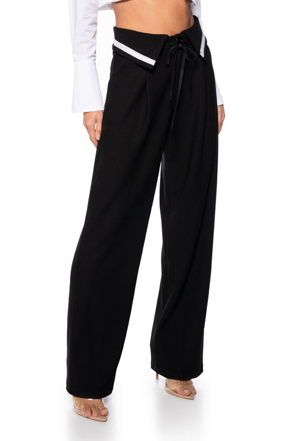 ELEVATED HIGH WAISTED TROUSER