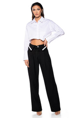 ELEVATED HIGH WAISTED TROUSER