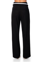 ELEVATED HIGH WAISTED TROUSER