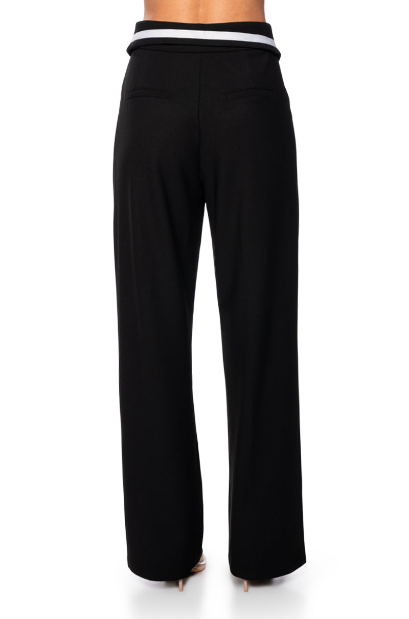ELEVATED HIGH WAISTED TROUSER