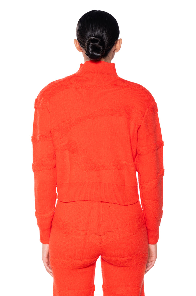 ELLORY TEXTURED PULLOVER SWEATER