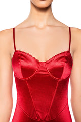 ENTER THE ROOM CORSET MINI DRESS
