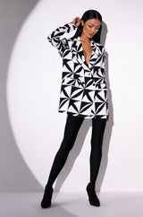ESCAPE PRINTED BLAZER DRESS