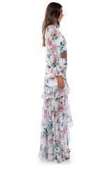 ESTELLE FLORAL PRINT MAXI DRESS