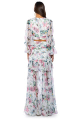 ESTELLE FLORAL PRINT MAXI DRESS
